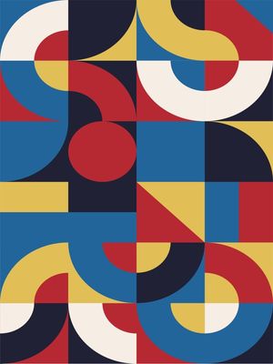 GEOMÉTRICO ABSTRATO BAUHAUS II