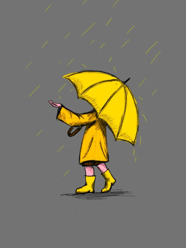 CRIANÇA NA CHUVA