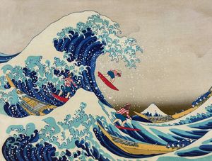 SURFANDO NA GRANDE ONDA DE KANAGAWA