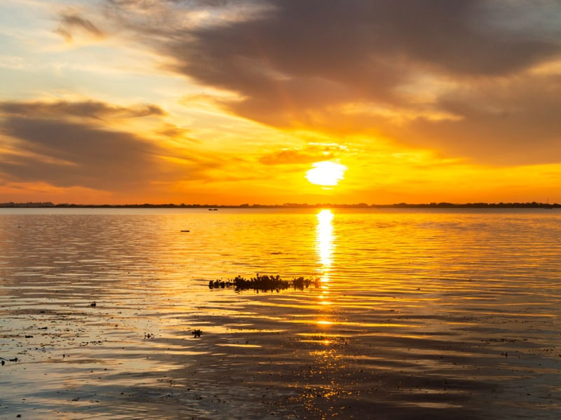 PÔR DO SOL NO GUAÍBA