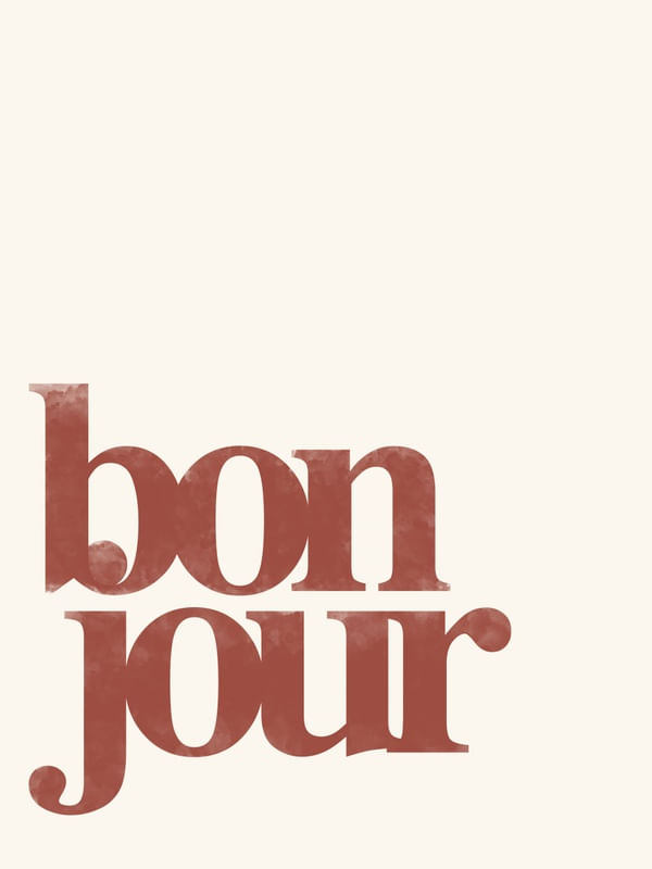 URBAK GRAVURA BONJOUR 1