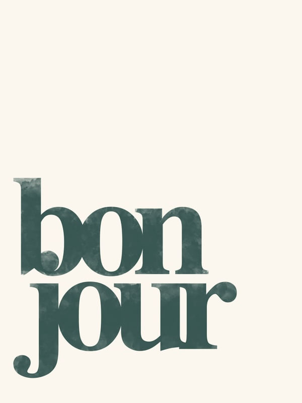 URBAK GRAVURA BONJOUR 2