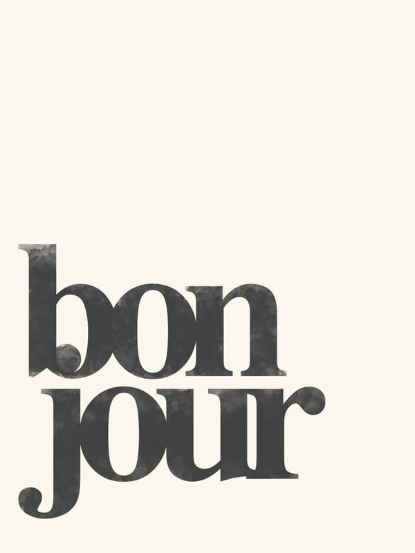 URBAK GRAVURA BONJOUR 4