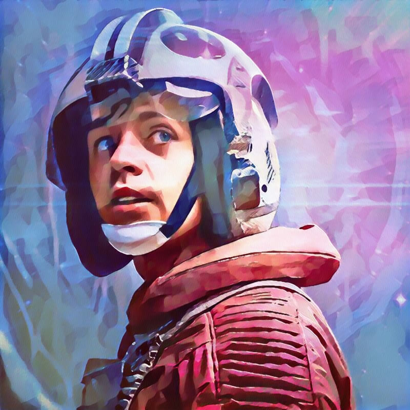 LUKE SKYWALKER POR ROBERTO BRAGA