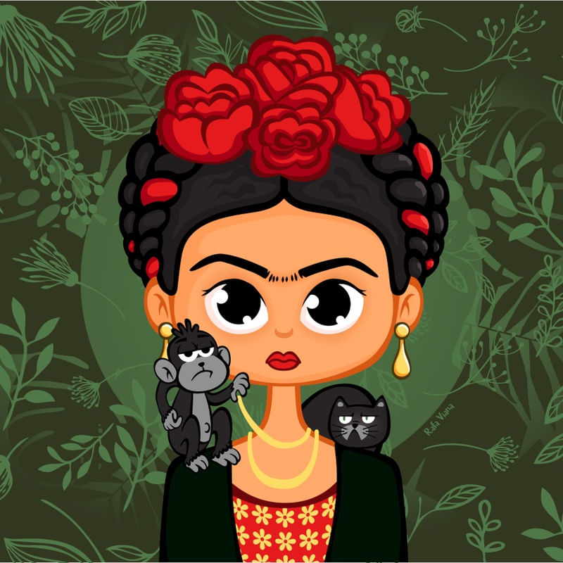 RETRATO FRIDA KAHLO