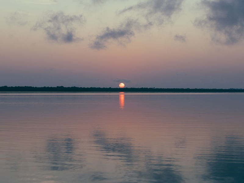 PÔR DO SOL EM ANAVILHANAS