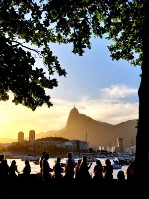 FIM DE TARDE DE PÔR DO SOL NA URCA 01 - RIO DE JANEIRO