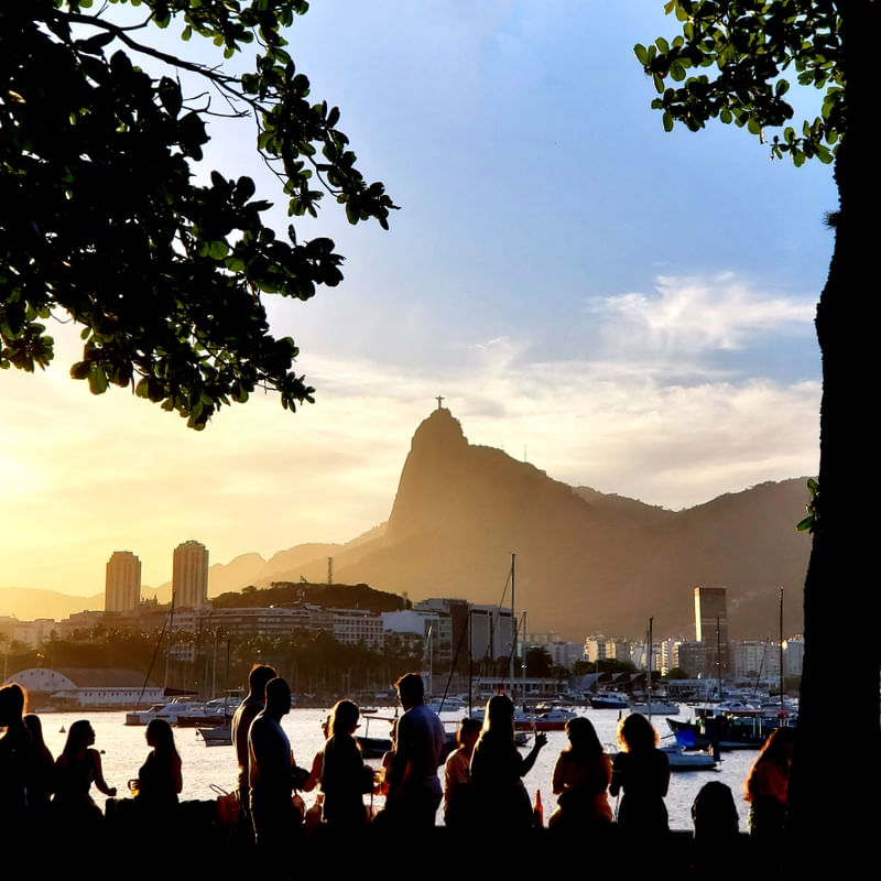 FIM DE TARDE DE PÔR DO SOL NA URCA 02 - RIO DE JANEIRO