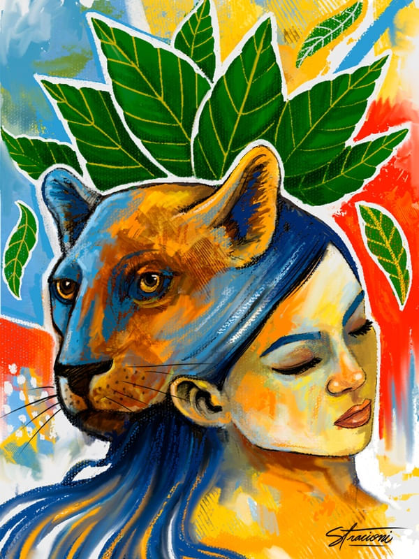 MULHER ONÇA