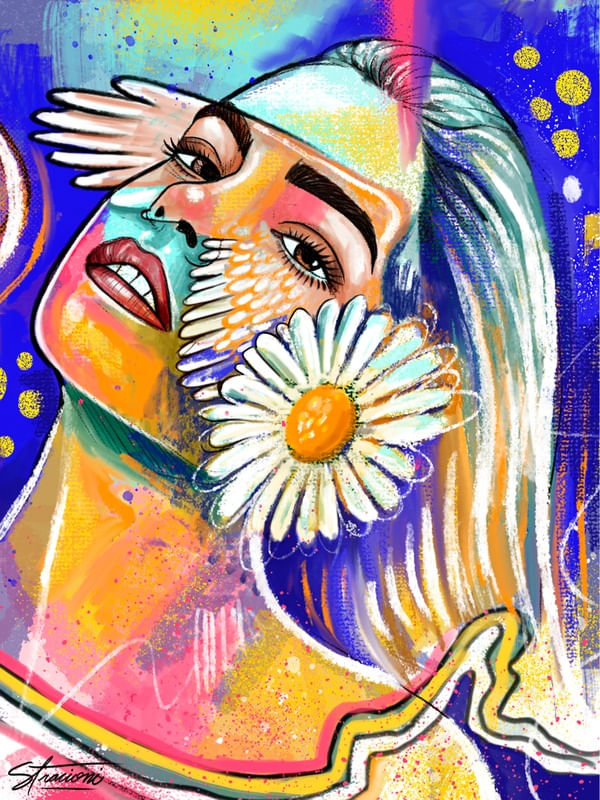 MULHER FLORADA
