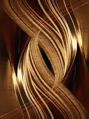 ARTE COM DETALHE DOURADO - ABSTRATO GOLD - 08A