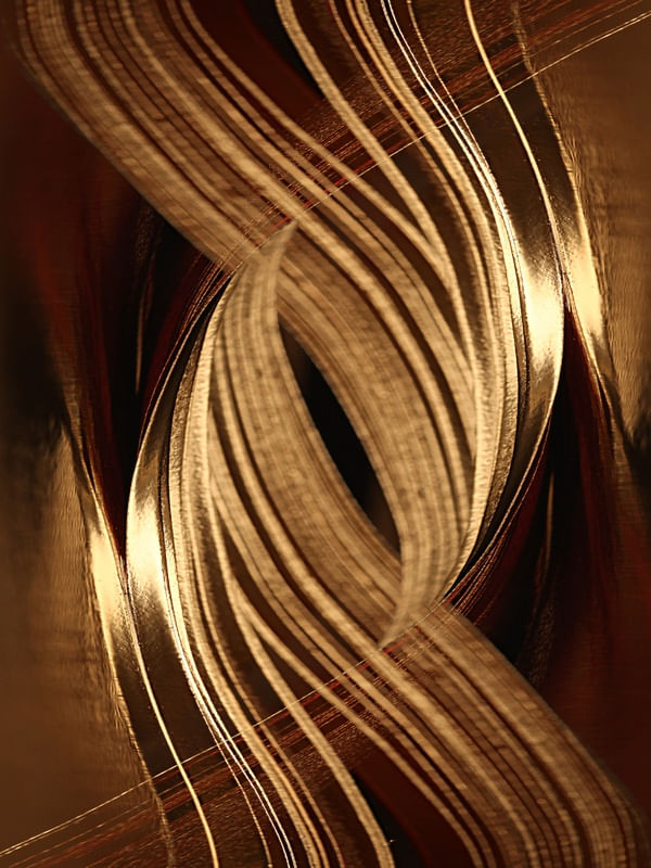 ARTE COM DETALHE DOURADO - ABSTRATO GOLD - 08A