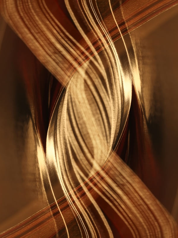 ARTE COM DETALHE DOURADO - ABSTRATO GOLD - 09A