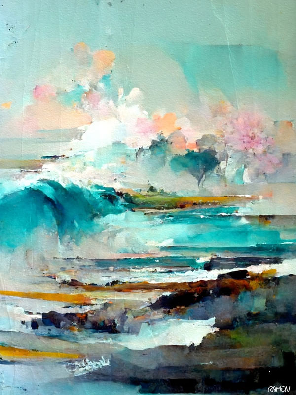 ARTE ABSTRATA - FORÇA DA NATUREZA