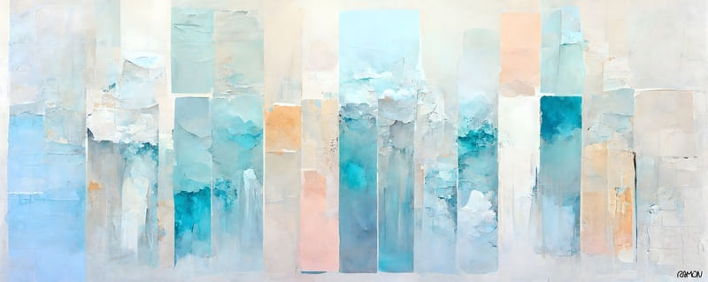 ARTE ABSTRATA - PILARES CELESTES
