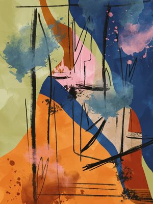LOVE ABSTRACT ART BY TAS