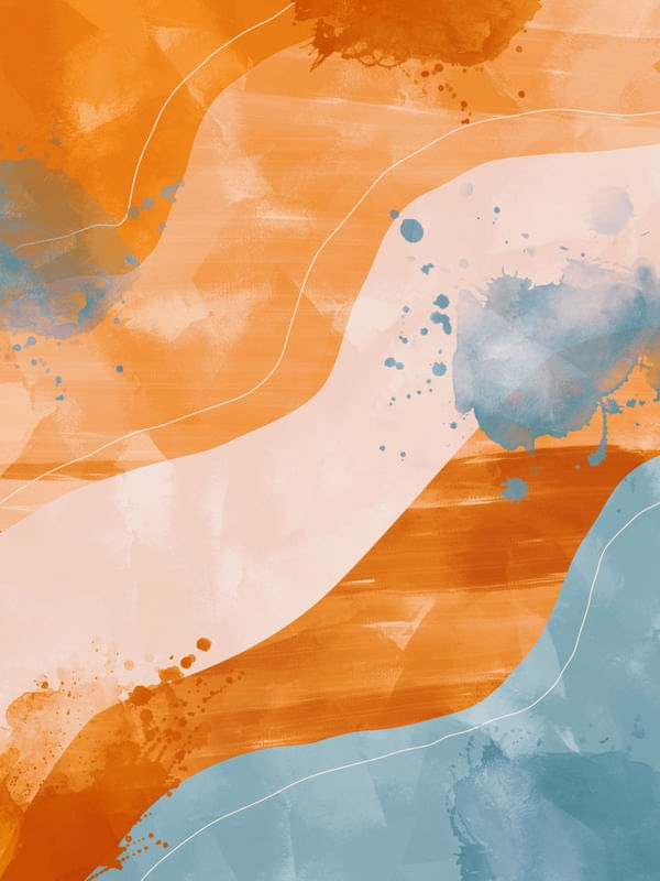 ABSTRACT ORANGE BY TAS