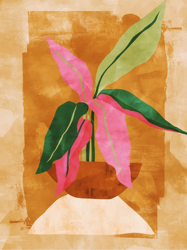 PINK FLOWER BY TAS