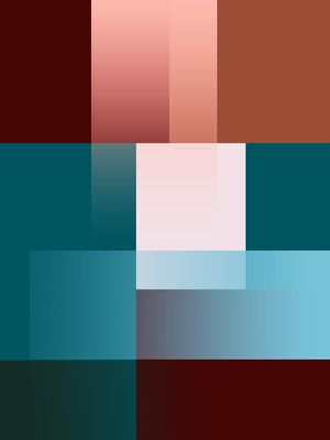 ABSTRATO E DEGRADÊ CORES SÉRIE VINHO TURQUESA OPÇÃO 01