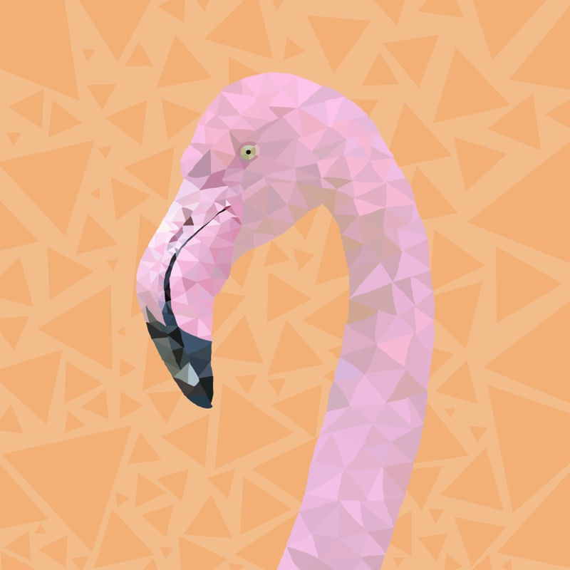 MOSAIC FLAMINGO