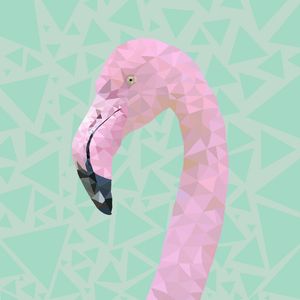 MOSAIC FLAMINGO II