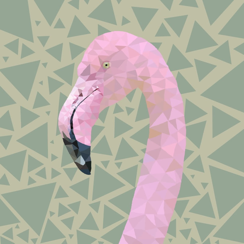 MOSAIC FLAMINGO III