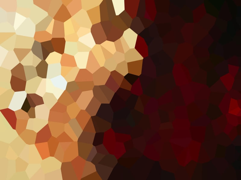 MOSAICO MODERNO ABSTRATO SÉRIE CORES TONS DE VINHO E OCRE OP 05