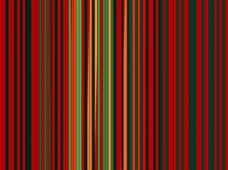 ARTE LISTRAS E CORES SÉRIE TONS DE VERMELHO E VERDE OP 05