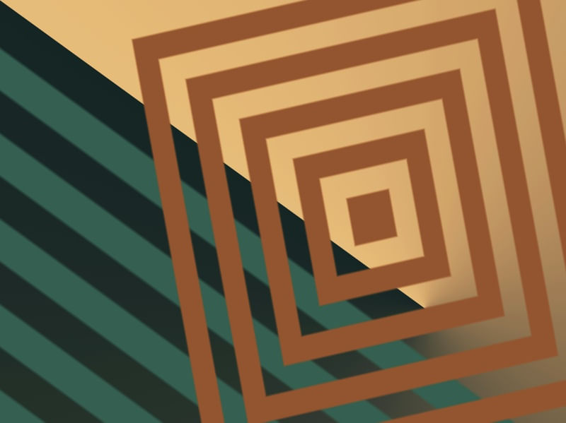 ESCALAS ABSTRATAS SÉRIE CORES TONS DE VERDE E MARROM OP 06