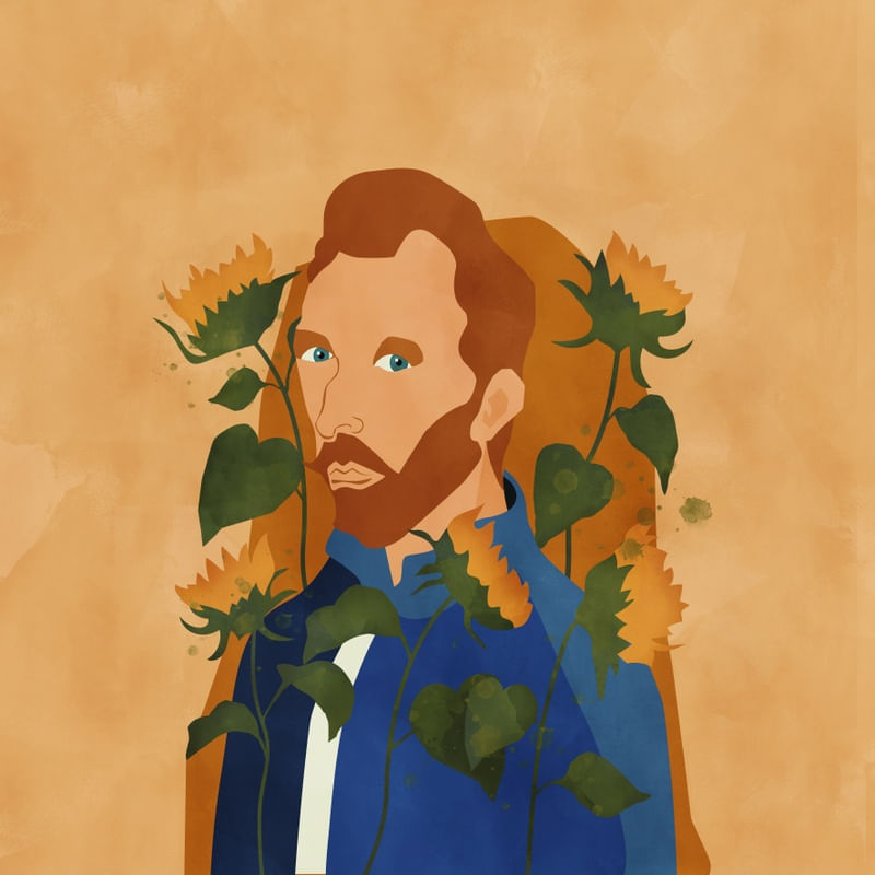 VAN GOGH IN THE GARDEN 01