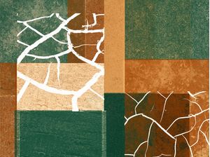 ESCALAS ABSTRATAS SÉRIE CORES CINZA E VINHO OPÇÃO 03