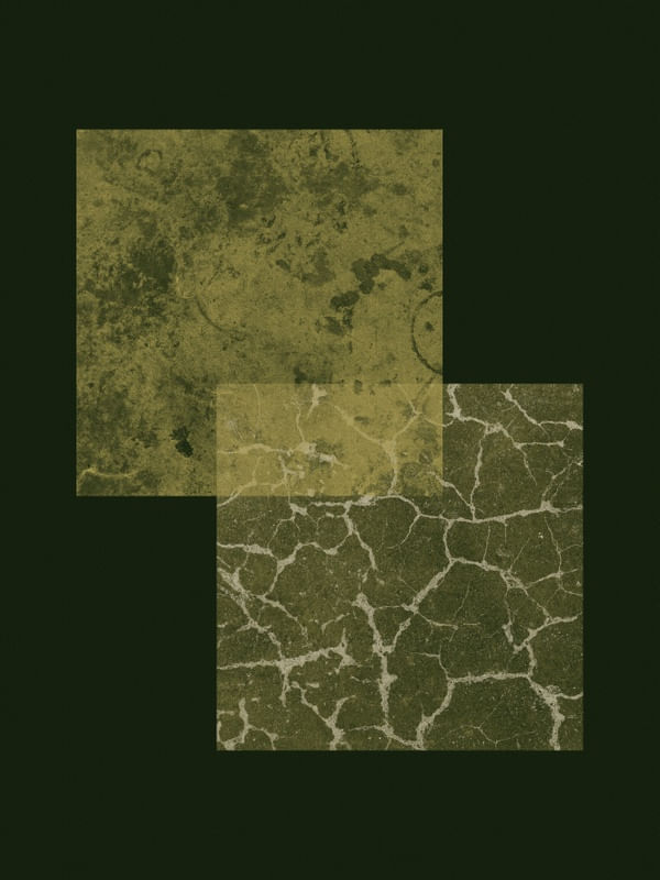 QUADRADOS MINIMALISTAS E TEXTURAS SÉRIE CORES TONS DE VERDE OPÇÃO 05