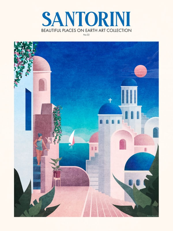 EMEL TUNABOYLU - TRAVEL SANTORINI