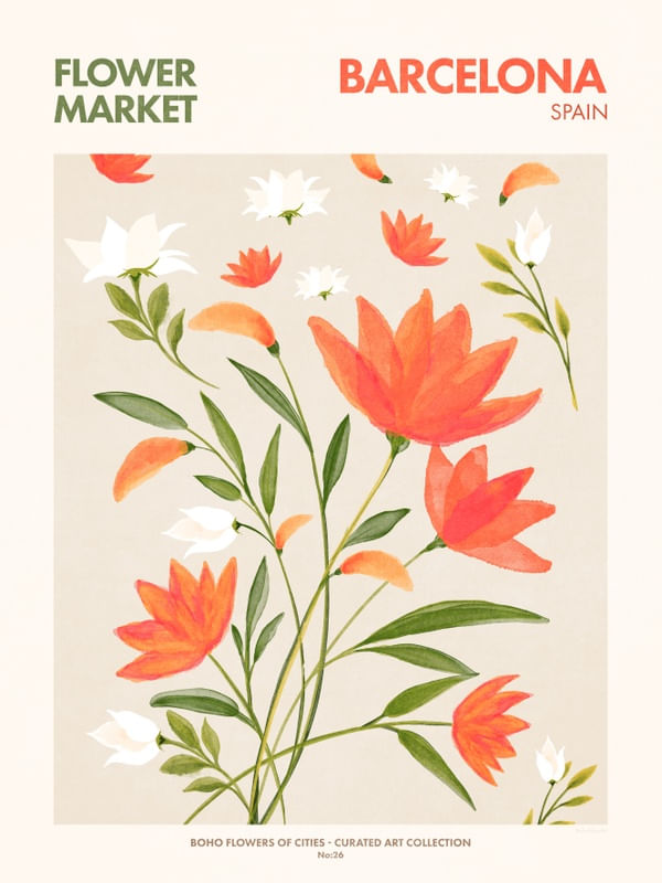 EMEL TUNABOYLU - FLOWER MARKET BARCELONA