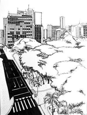 PRAÇA OSÓRIO POR DIEGO FORTE