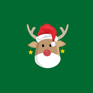 FUNNY REINDEER WITH CHRISTMAS
