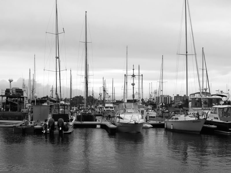 BOATS IN BW