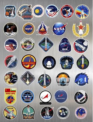 SPACE TRAVEL EMBLEMS