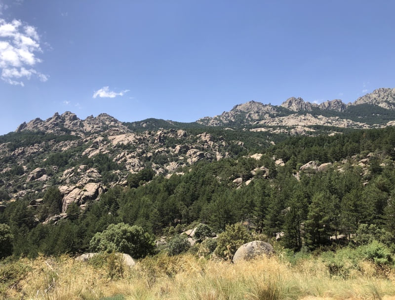 CUENCA ALTA DEL MANZANARES MONTANHAS AO FUNDO