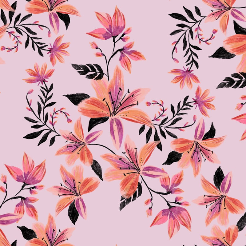 FLORES EM ACRÍLICA