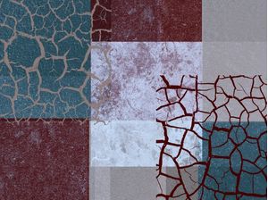 CORES E FORMAS ARTE TONS DE VINHO OCRE VERDE OP 13