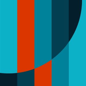 CÍRCULO GRADIENT SÉRIE TONS DE AZUL E LARANJA OP 13