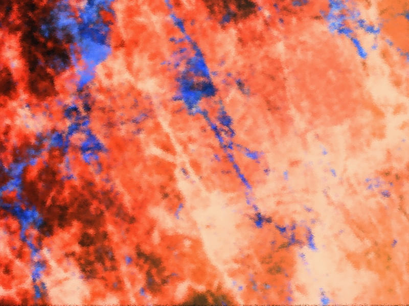 ARTE ABSTRATA EM MOVIMENTO CORES TONS DE LARANJA CORAL AZUL OP 09