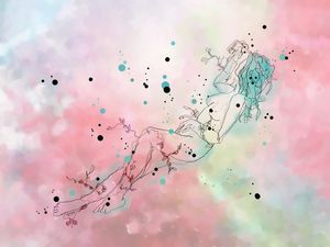 WATERCOLOR LINES 048 I