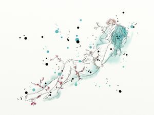 WATERCOLOR LINES 048 II