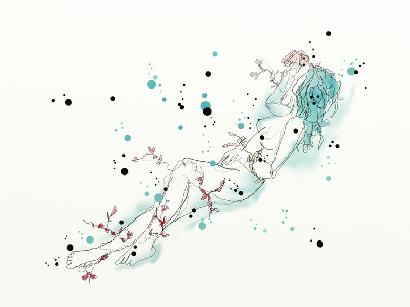 WATERCOLOR LINES 048 II
