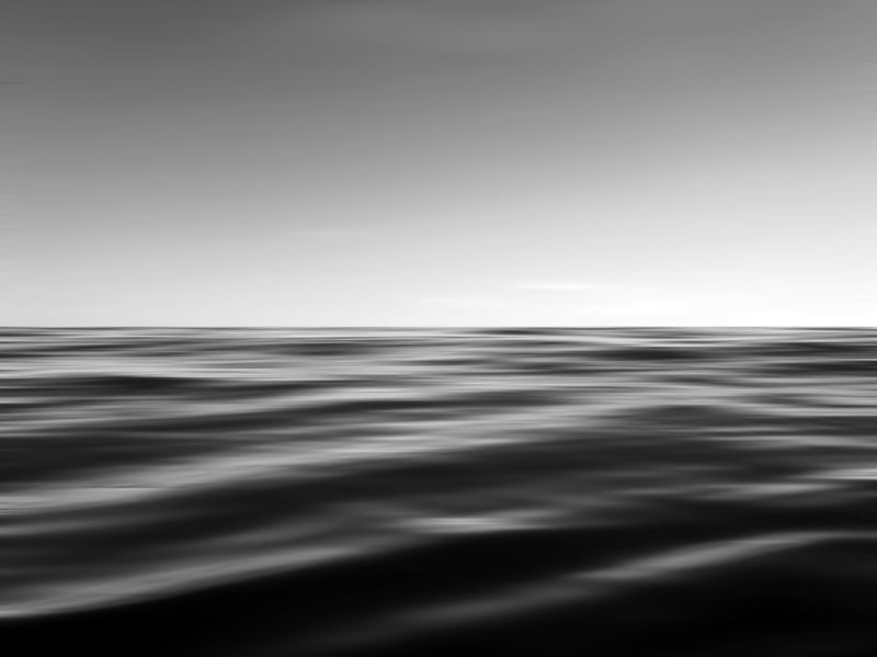 NATUREZA EM MOVIMENTO SÉRIE MAR EM PRETO E BRANCO OP 08