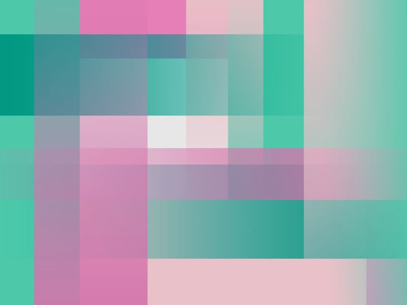 ABSTRATO E DEGRADÊ CORES SÉRIE TONS TURQUESA E ROSA OP 08