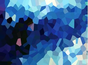 MOSAICO MODERNO ABSTRATO SÉRIE CORES TONS DE AZUL OP 07