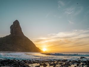 PÔR DO SOL MAGICO NA PRAIA DA CONCEIÇÃO - FERNANDO DE NORONHA